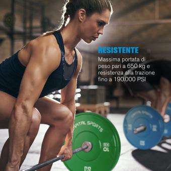 Hybrid Women bilanciere lungo Olympic Barbell sleeve 50mm 650kg acciaio