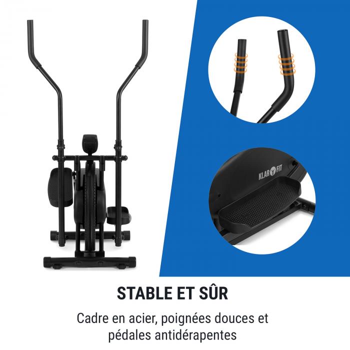 Orbit Crosstrainer fitness appareil elliptique charge 100kg